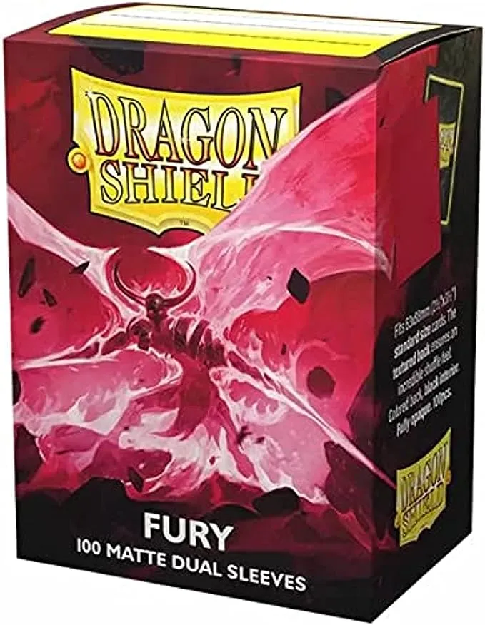 Arcane Tinmen Dragon Shield – Mate Dual Fury Alaric Crimson King (fucsia) 100 CT estándar – Las fundas MTG son suaves y resistentes – Compatible con Pokémon y Magic The Gathering Card Sleeves (AT-15055)