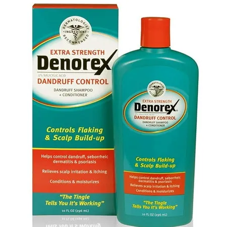 Denorex Extra Strength Dandruff Control Shampoo+Conditione, 10 Oz