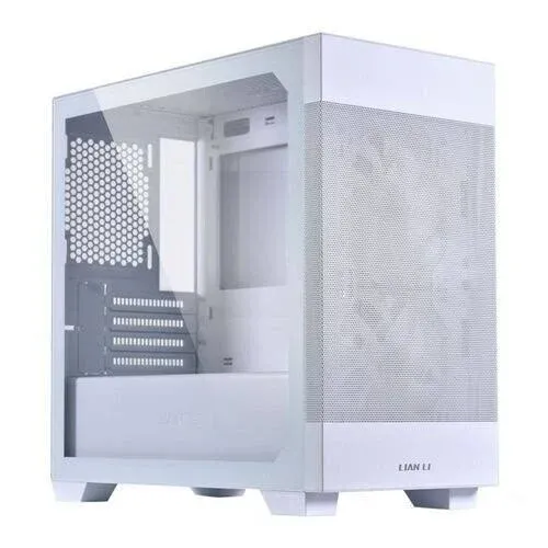 Lian Li Lancool 205M Mesh Tempered Glass microATX Mid-Tower Computer Case - Whit