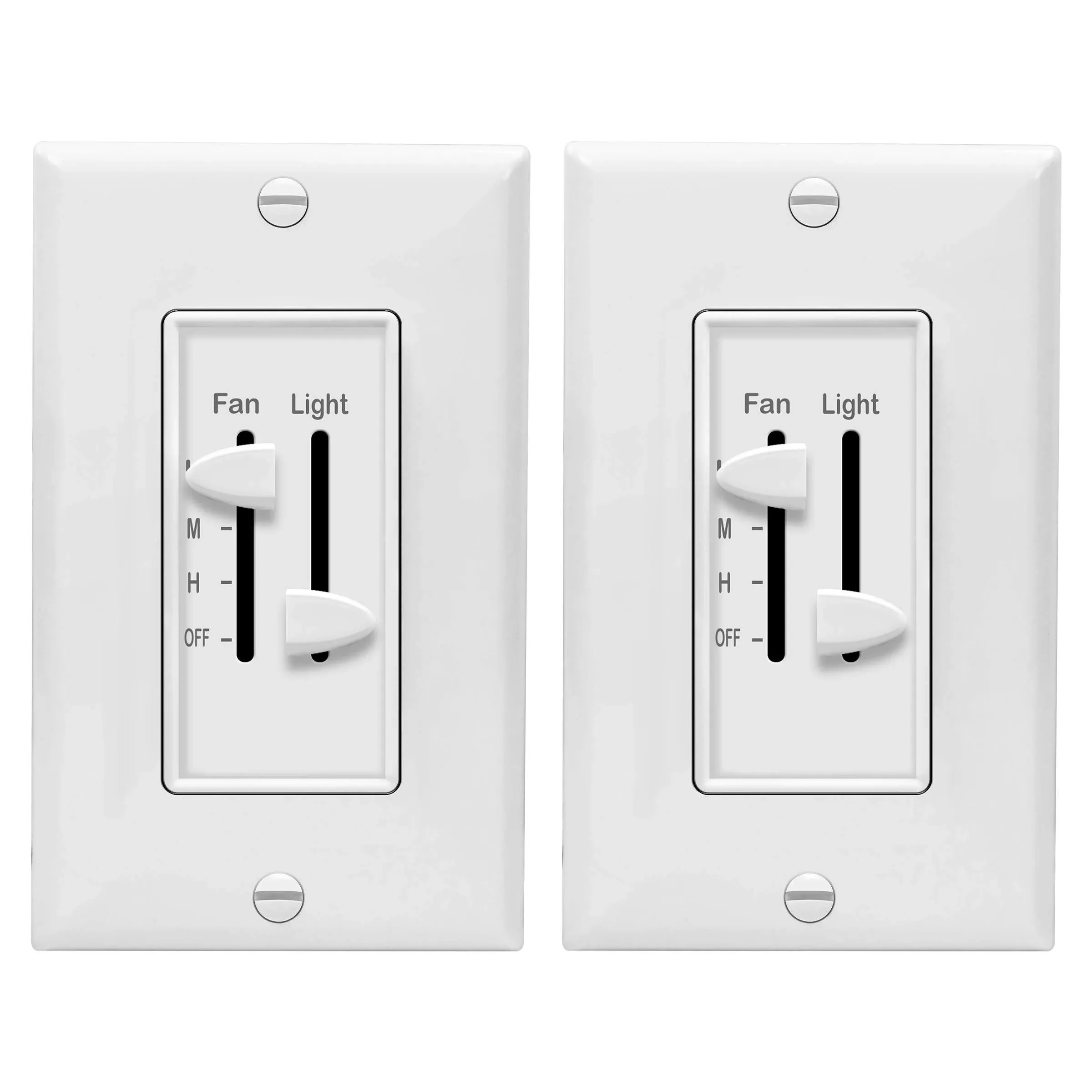 Enerlites 3 Speed Ceiling Fan Control and LED Dimmer Light Switch