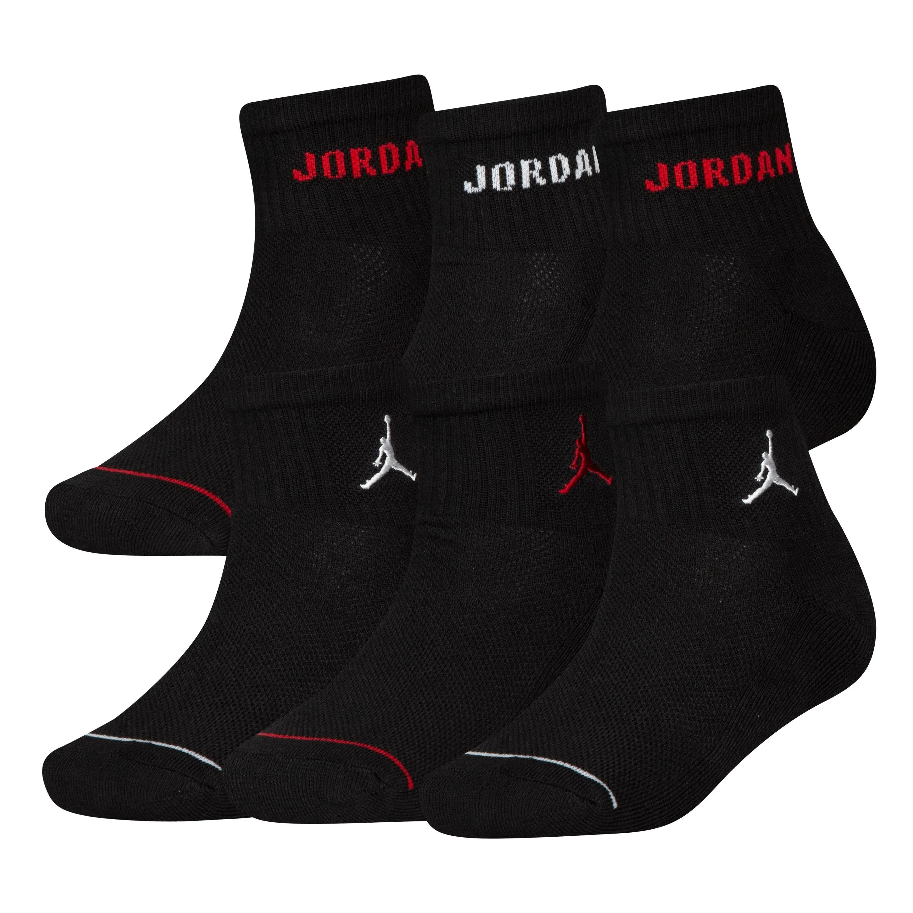 Jordan Youth Socks Dri-FIT Performance Jumpman Logo Cushioned Athletic Socks 