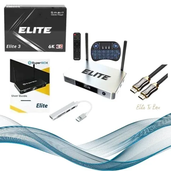 2023 New Elite 3 Android TV Box 2023, Android TV Box, Voice Control Remote, 6K ...