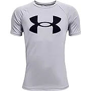 Under Armour - Camiseta de manga corta con logo para niños