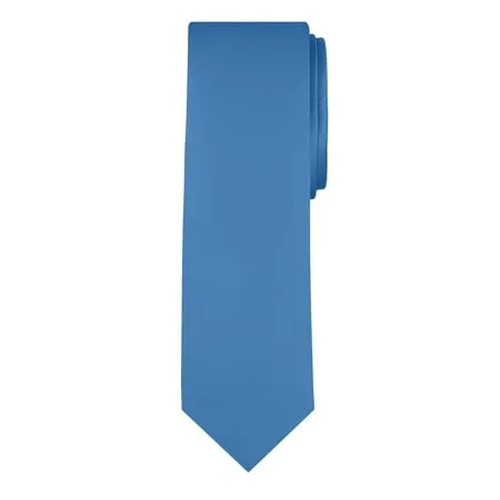 Jacob Alexander Men s Extra Long Solid Color Tie - Ocean