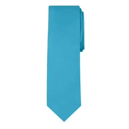 Jacob Alexander Men's Extra Long Solid Color Tie