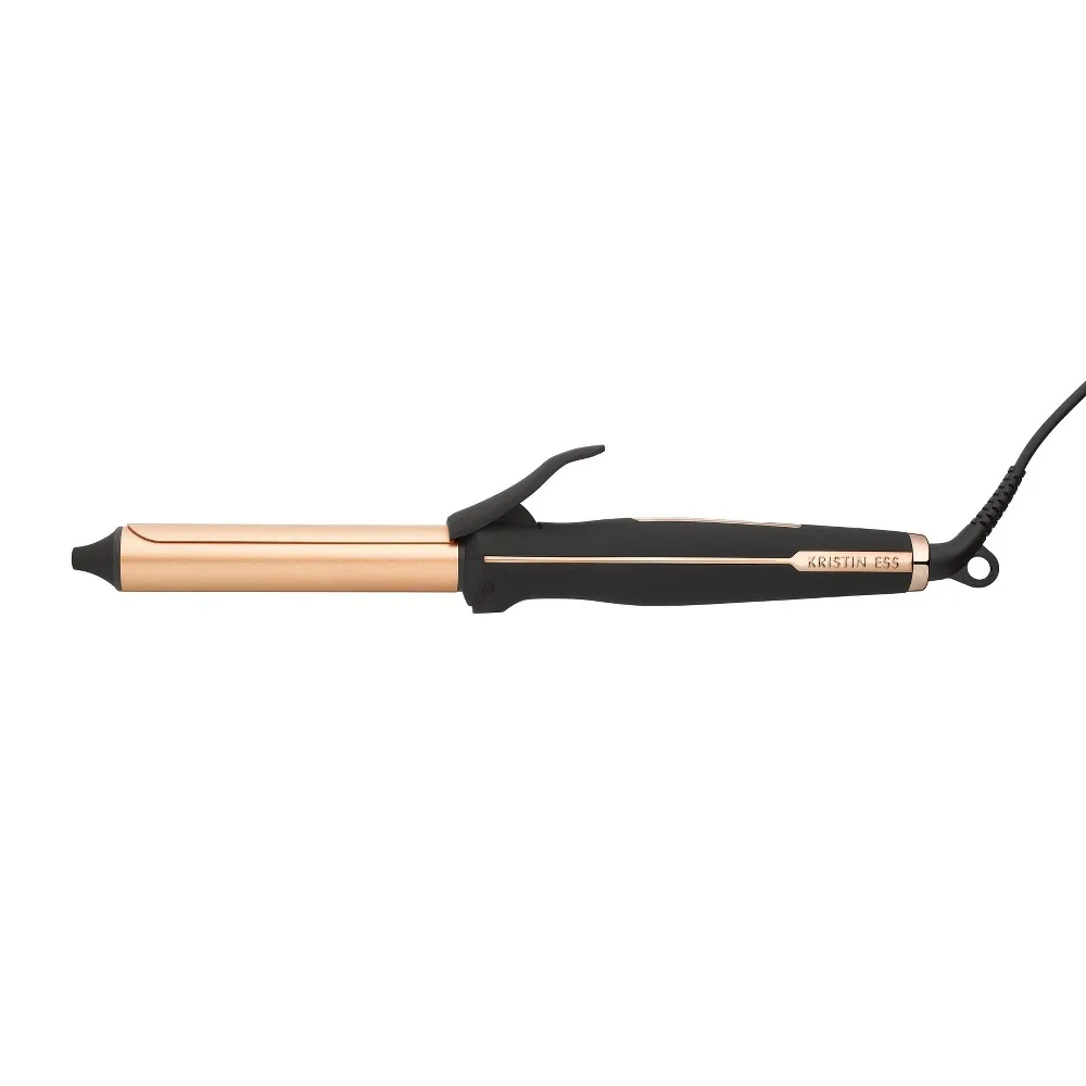 Kristin Ess Ceramic Curling Iron 1 1/4”  Black/Rose Gold. New W/ Box