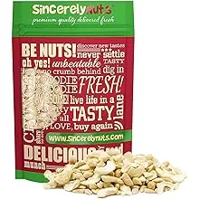 Sincerely Nuts - Raw Cashews Whole and Unsalted | Healthy Snack, Source of Protein, Vitamin & Minerals | Keto and Paleo Friendly Gourmet Quality Vegan | Cashew Nuts 5(LB)