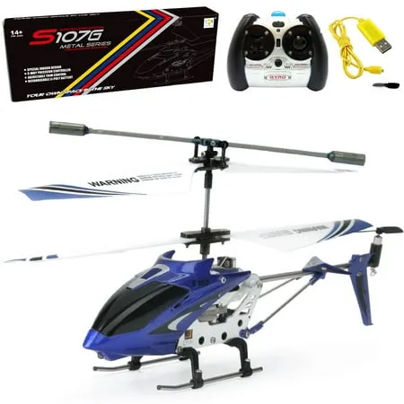 Cheerwing S107/S107G Phantom 3CH 3.5 Channel Mini RC Helicopter with Gyro BlueCheerwing S107/S107G Phantom 3CH 3.5 Channel…