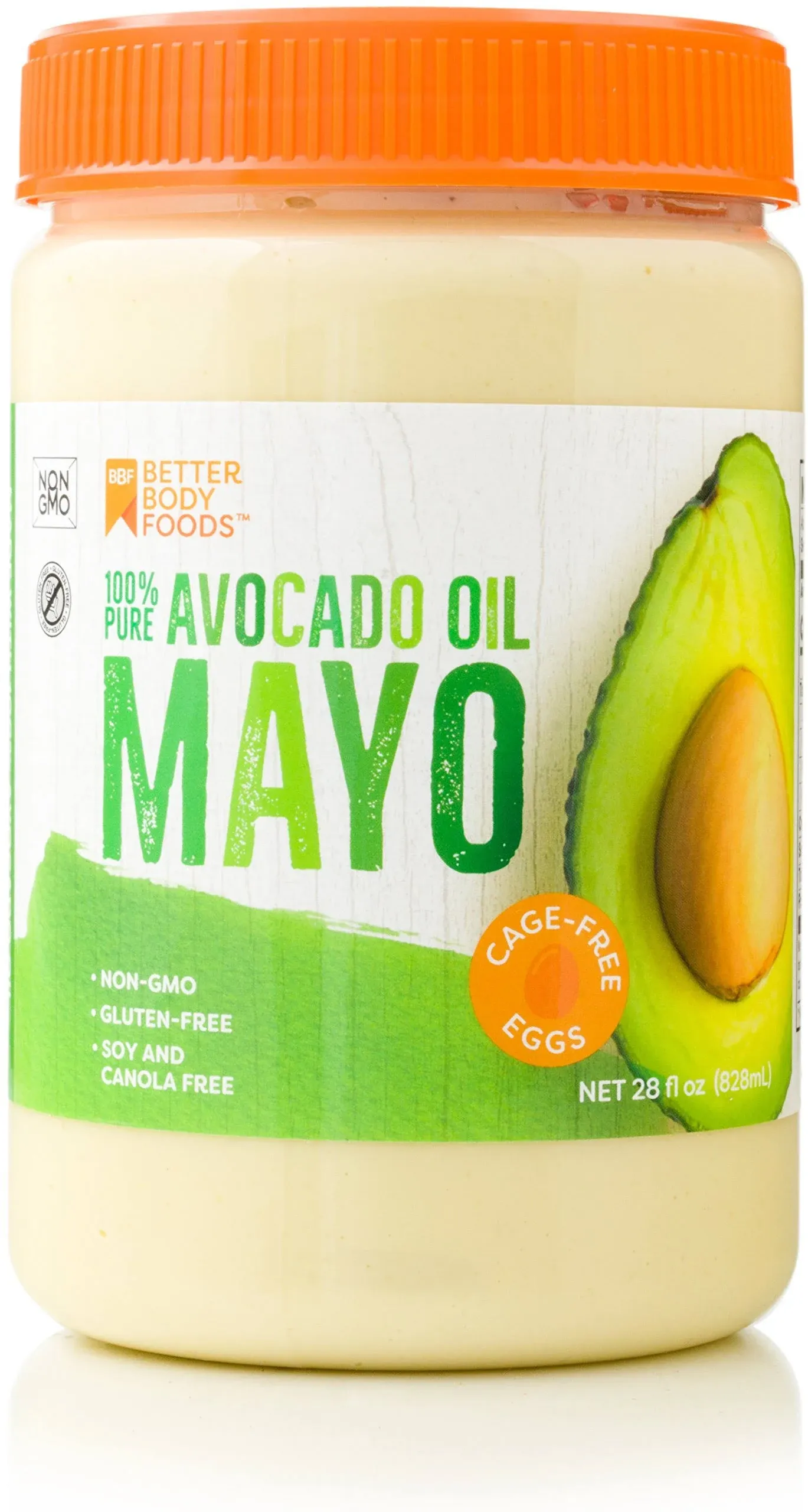 BetterBody Foods Avocado Oil Mayonnaise, Non-GMO Mayo Spread Made with Cage-F...