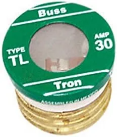 Bussmann TL Time-Delay Plug Fuse (4-Pack) 30 Amp