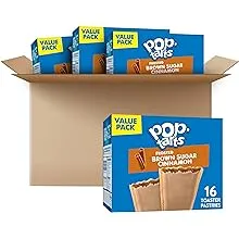 Pop-Tarts Frosted Brown Sugar Cinnamon Instant Breakfast Toaster Pastries, 81.2 oz, 48 Count Box