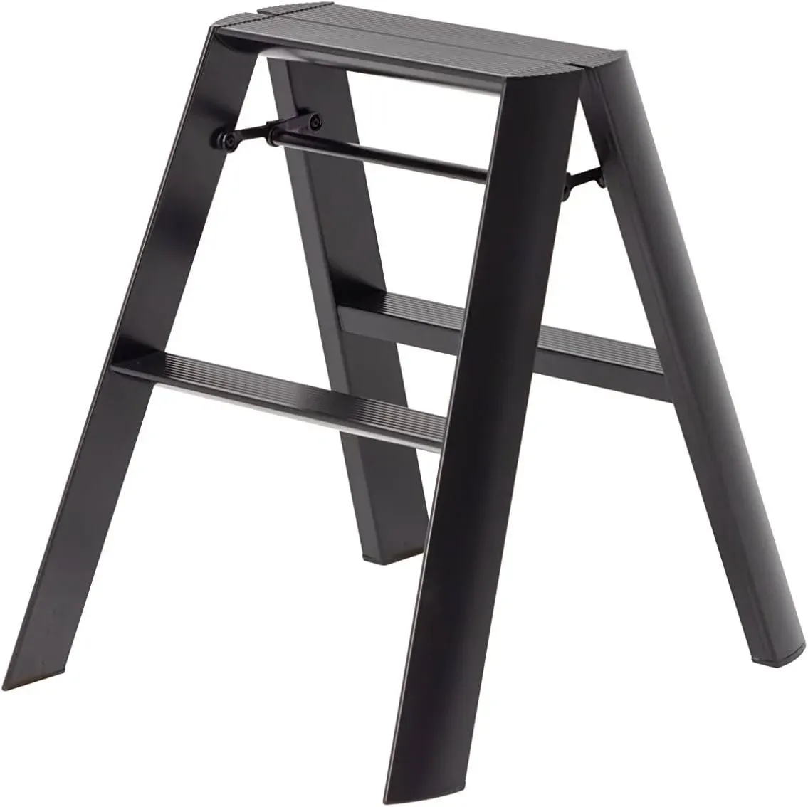 Hasegawa Ladders Lucano Step Stool, 2-Step Black