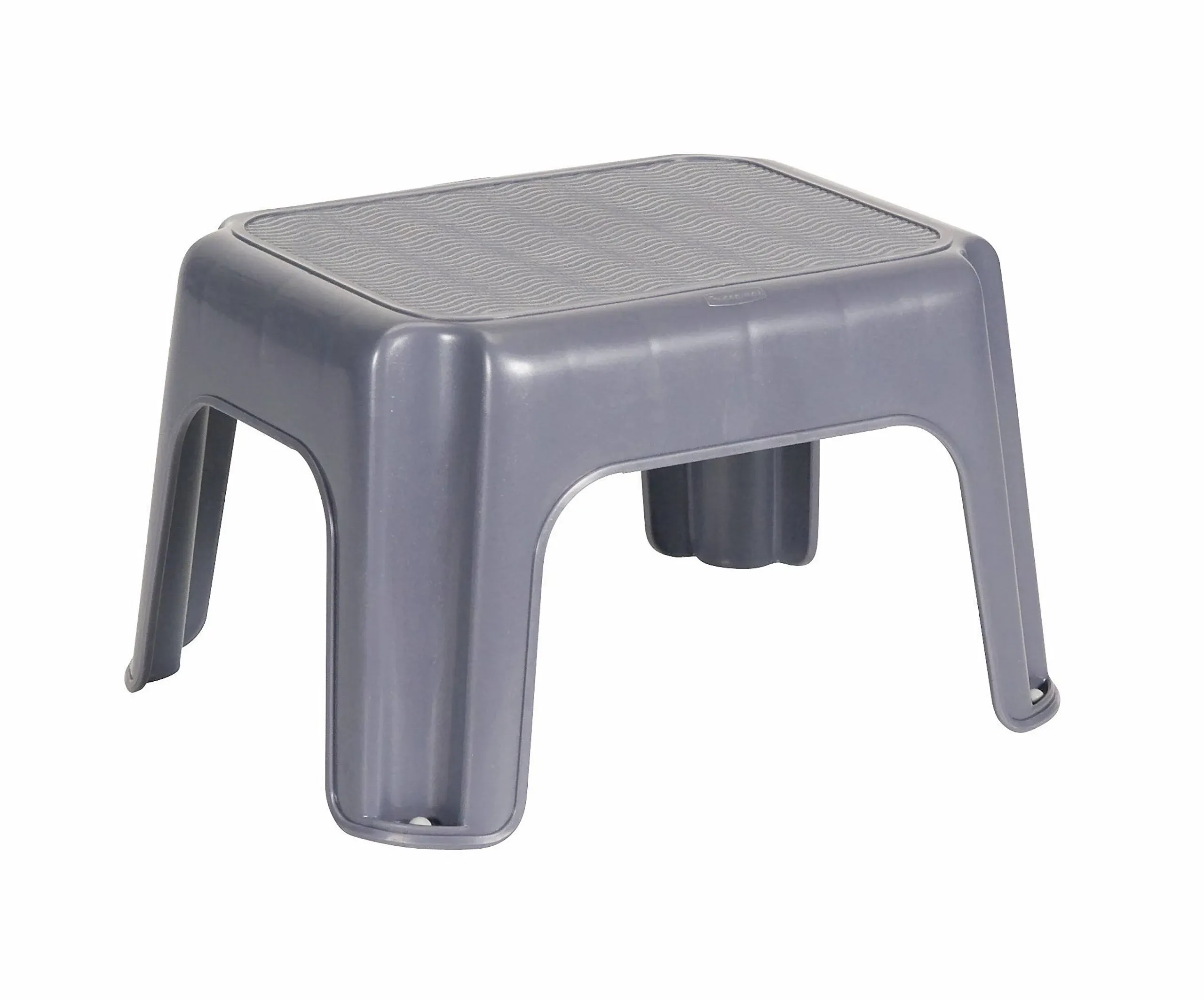 Rubbermaid Plastic Kids Step Stool w/ 200 Pound Weight Capacity, Gray