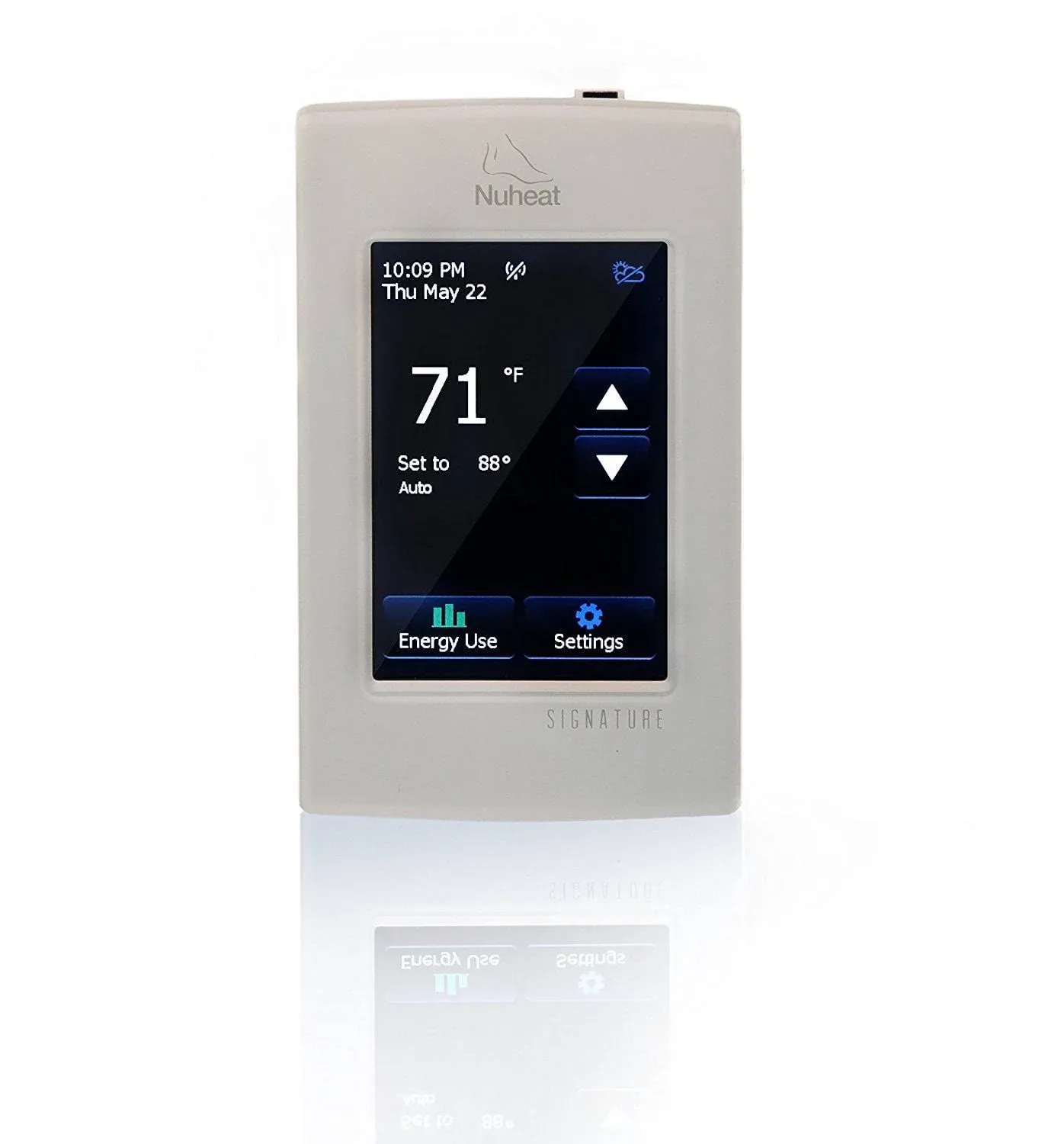 NuHeat nVent SIGNATURE WiFi Touchscreen Programmable Heating Thermostat AC0055