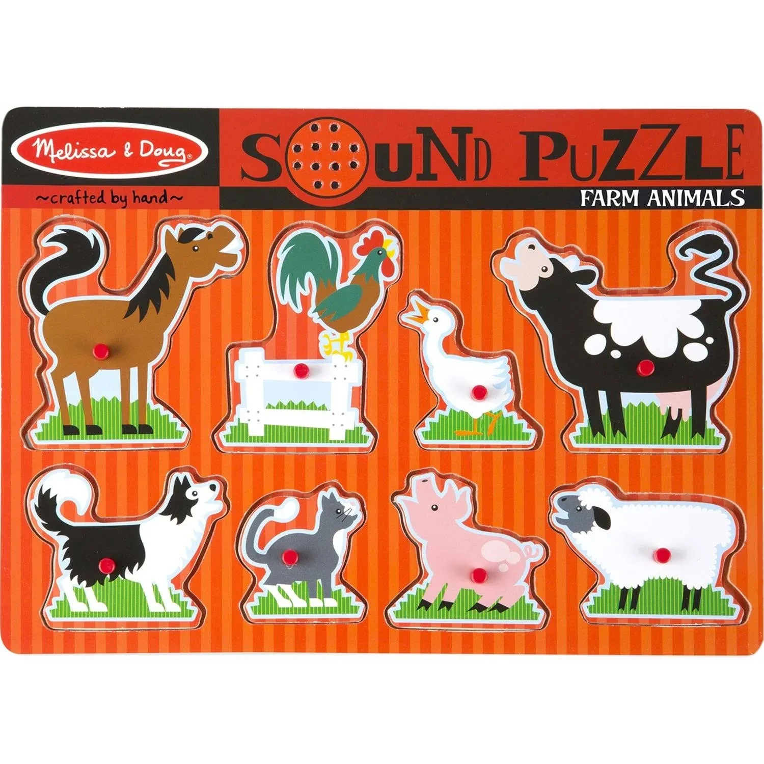 Melissa & Doug Farm Animals Sound Puzzle