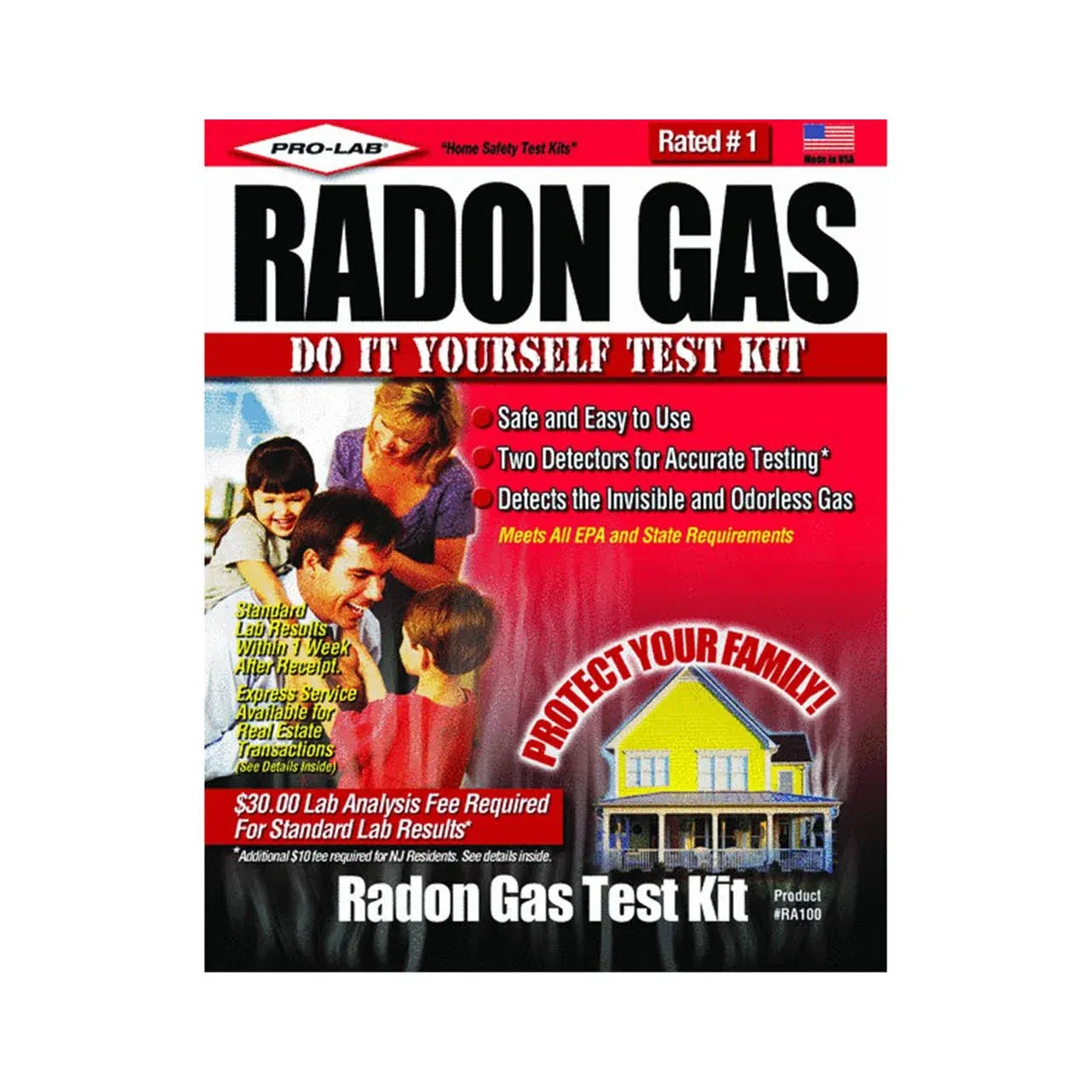 Pro-Lab Long-Term Radon Gas Test Kit