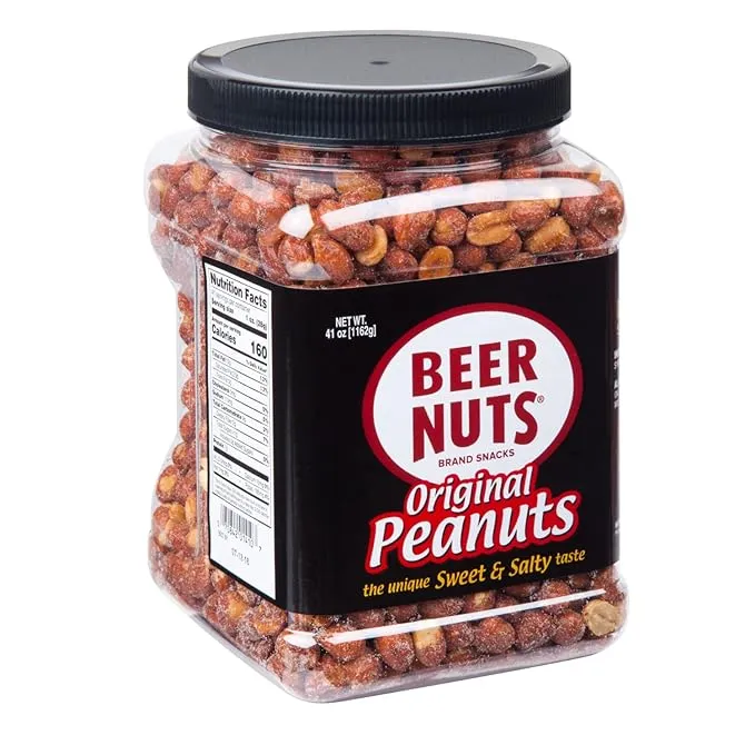 Beer Nuts Peanuts, Original - 12 oz