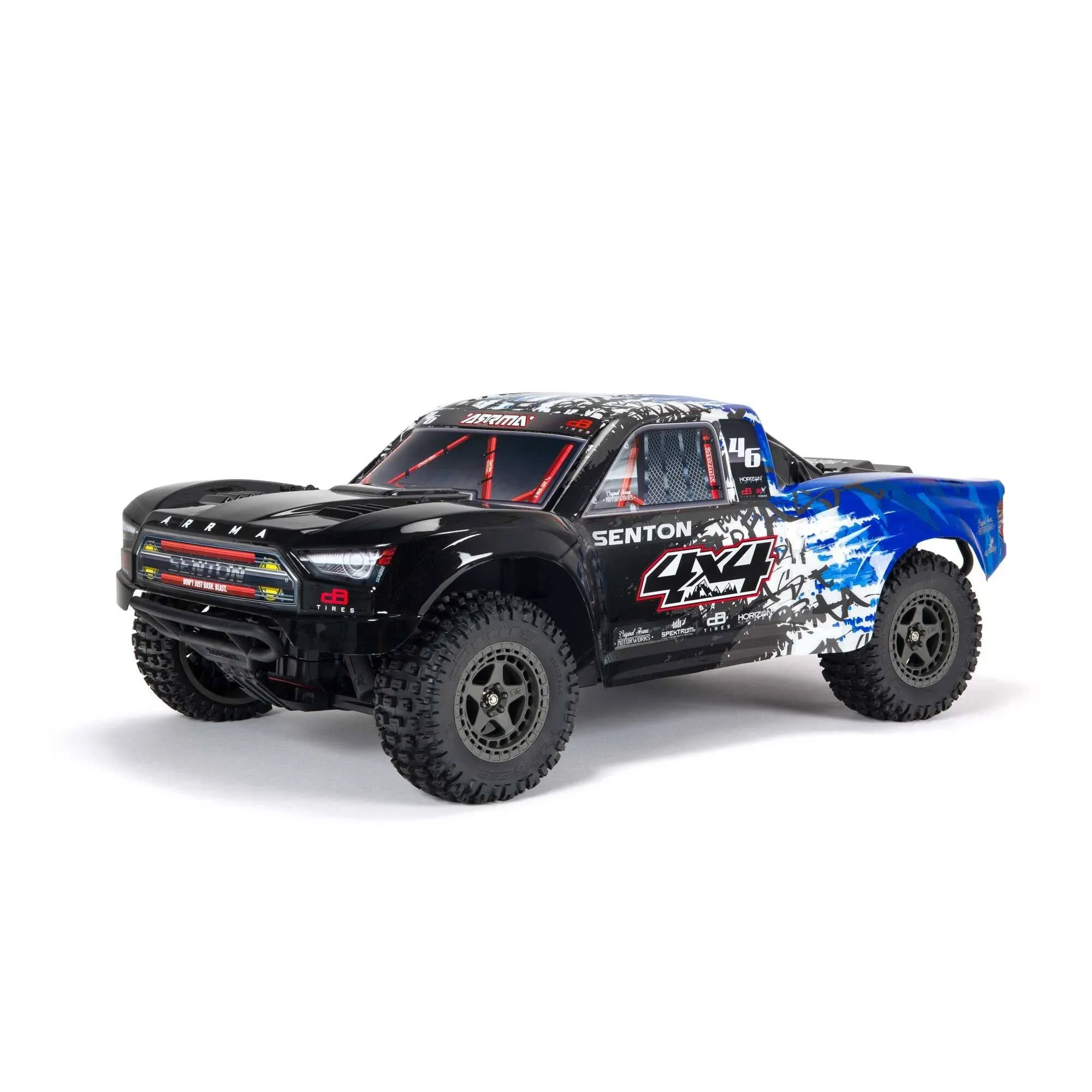 Arrma 1/10 Senton 4x4 Mega 550 Brushed Short Course Truck RTR (Red)