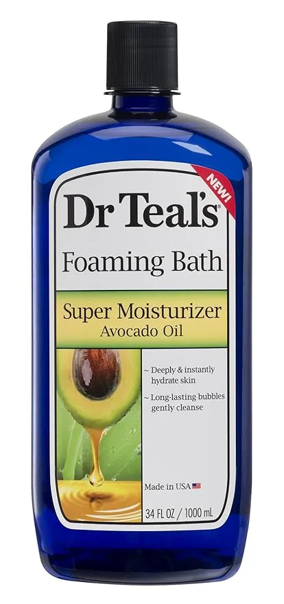 Dr Teal's Ultra Moisturizing Foaming Bath with Avocado Oil, 34 Fluid Ounce (Packaging May Vary)