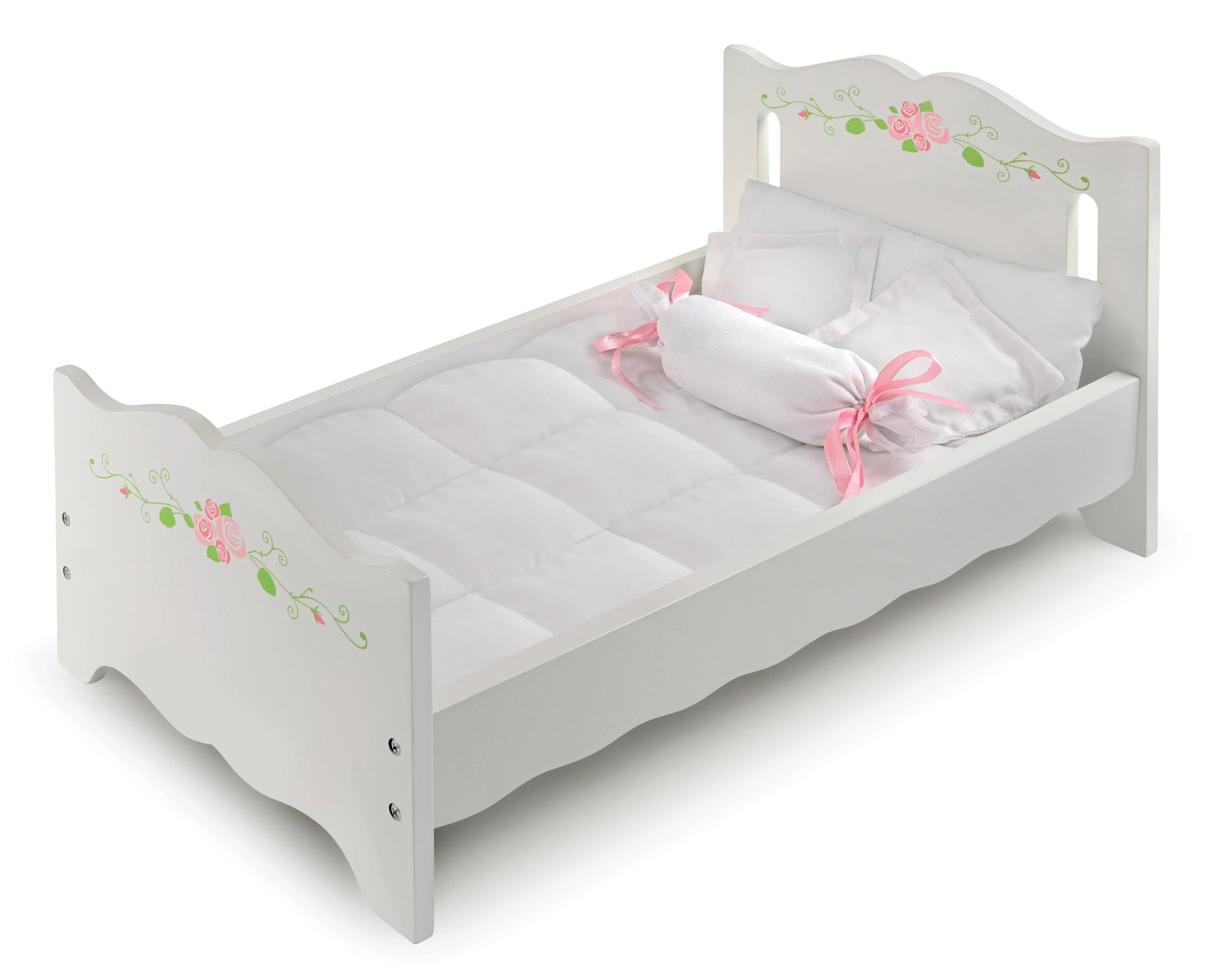 Badger Basket Doll Bed, White