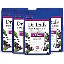 Dr Teal&#039;s Epsom Salt Soaking Solution, 3 lbs. (Pack of 4) - Select Your Scent...