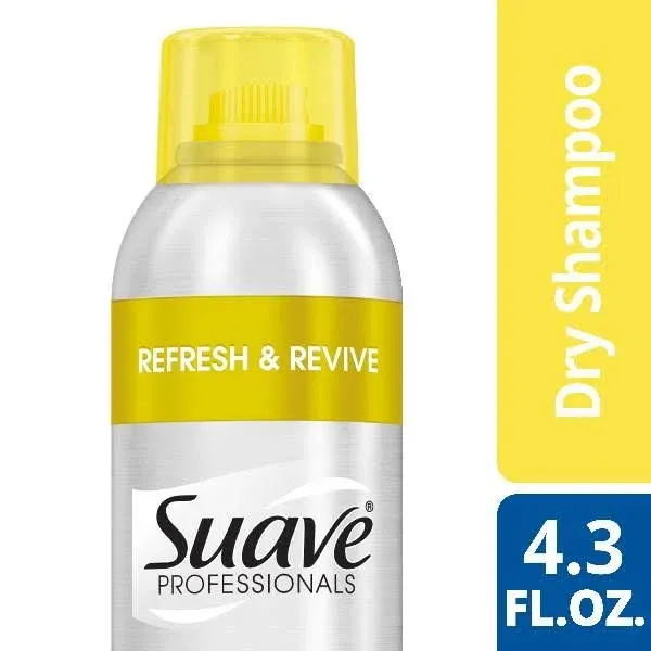 New Suave Professionals Dry Shampoo Refresh and Revive 4.3 oz