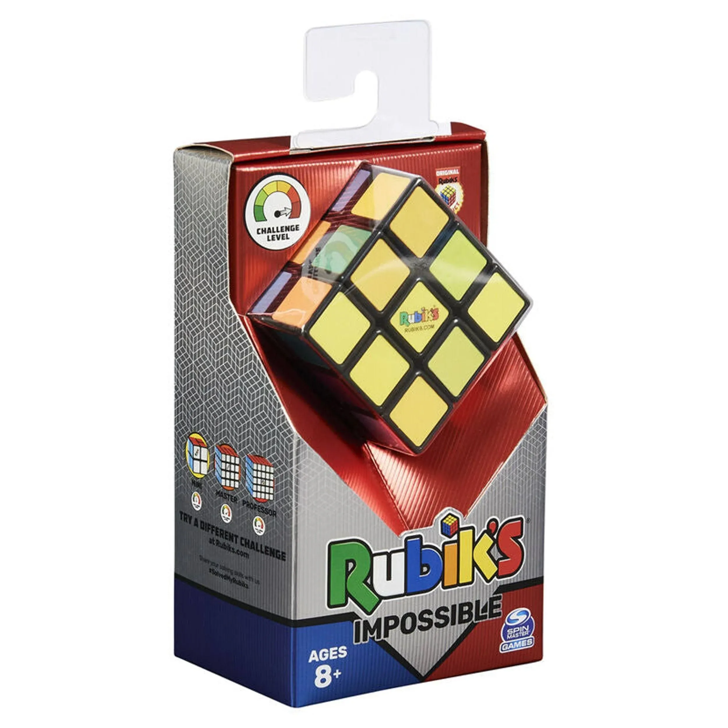 Rubik's - Rubik Cube 3X3 Impossible - Puzzle Game - 3x3 Rubik's Cube of Advanced Difficulty - 1 Color Changing Magic Cube to Challenge The Mind -6063974- Toys Kids 8+