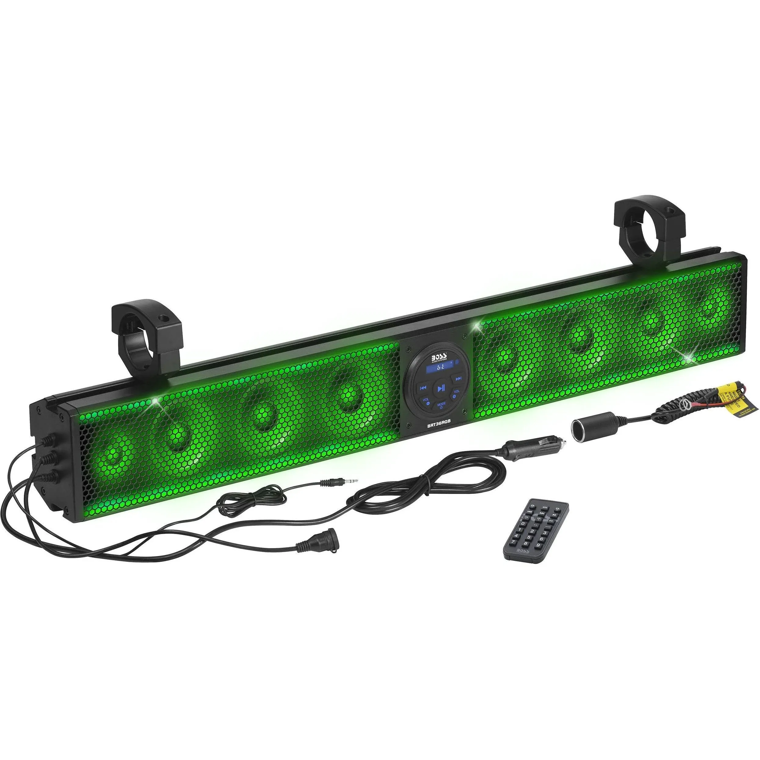 Boss Audio BRT36RGB 36" Riot Sound Bar with RGB 8 Speakers Fits 1.5-2.0" Bars