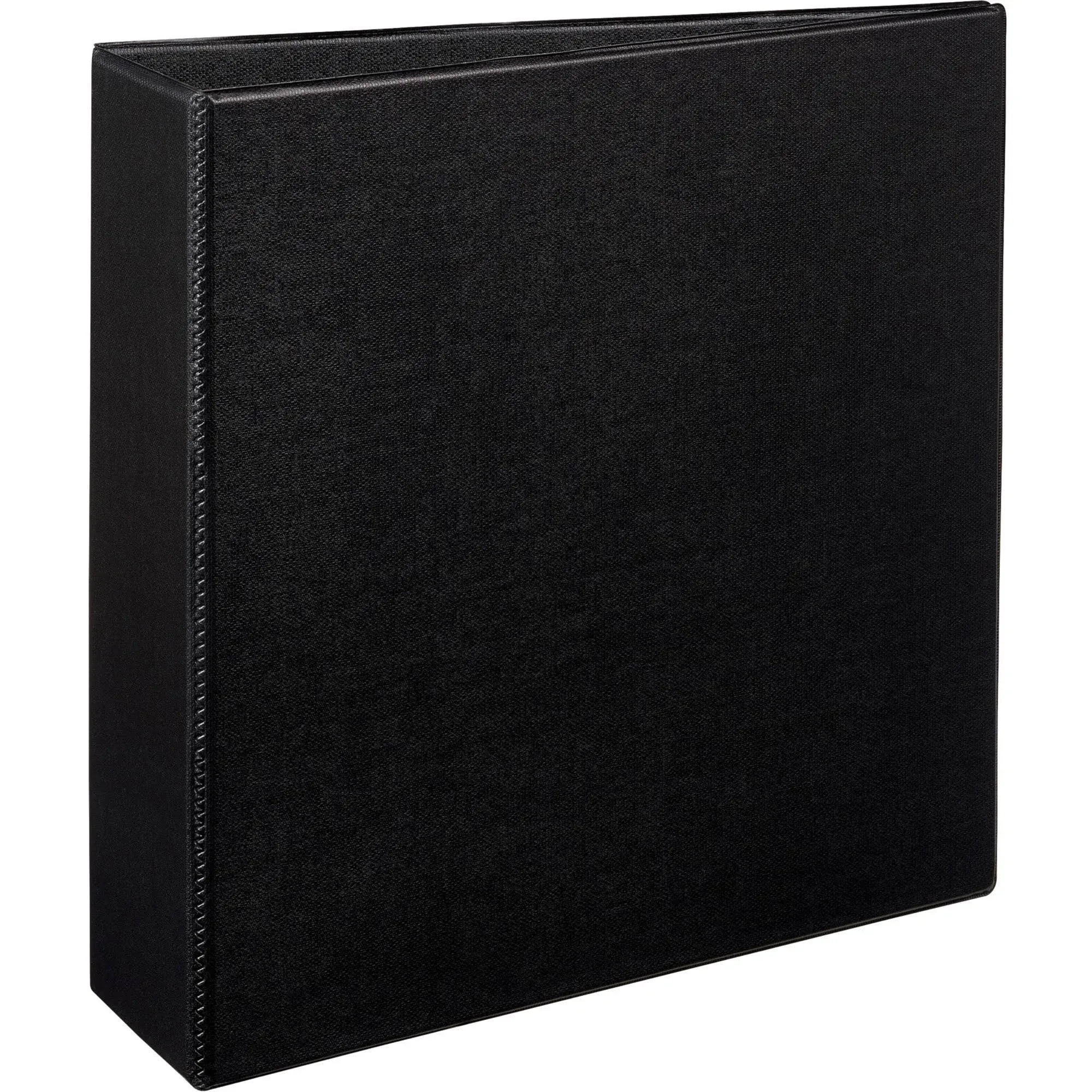 Durable View 3 Ring Binder, 3 Inch Slant Rings, 1 Black Binder (17041)