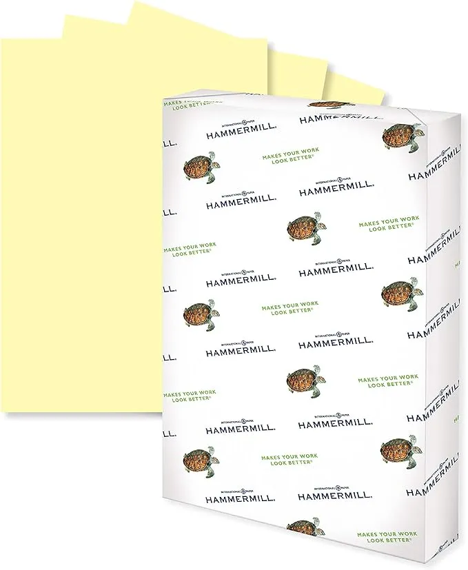 Hammermill Colored Paper, 20 lb Green Printer Paper, 11 x 17-1 Ream (500 Sheets) - Made in the USA, Pastel Paper, 102186R