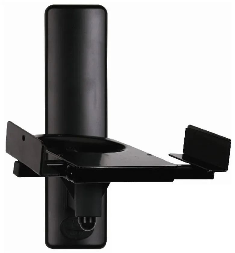 B-Tech BT77 Ultragrip Pro Speaker Mount, Set of 2, Side Clamp with Tilt and Swivel, Black