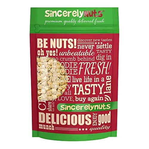 Sincerely Nuts Roasted and Unsalted Chickpeas (1 LB) Plant-Based Protein-Garbanzo Beans-Great Snack or Side Dish Alternative-Vegan, Kosher & Gluten-Free-Perfect Meal Addition for the Whole Family