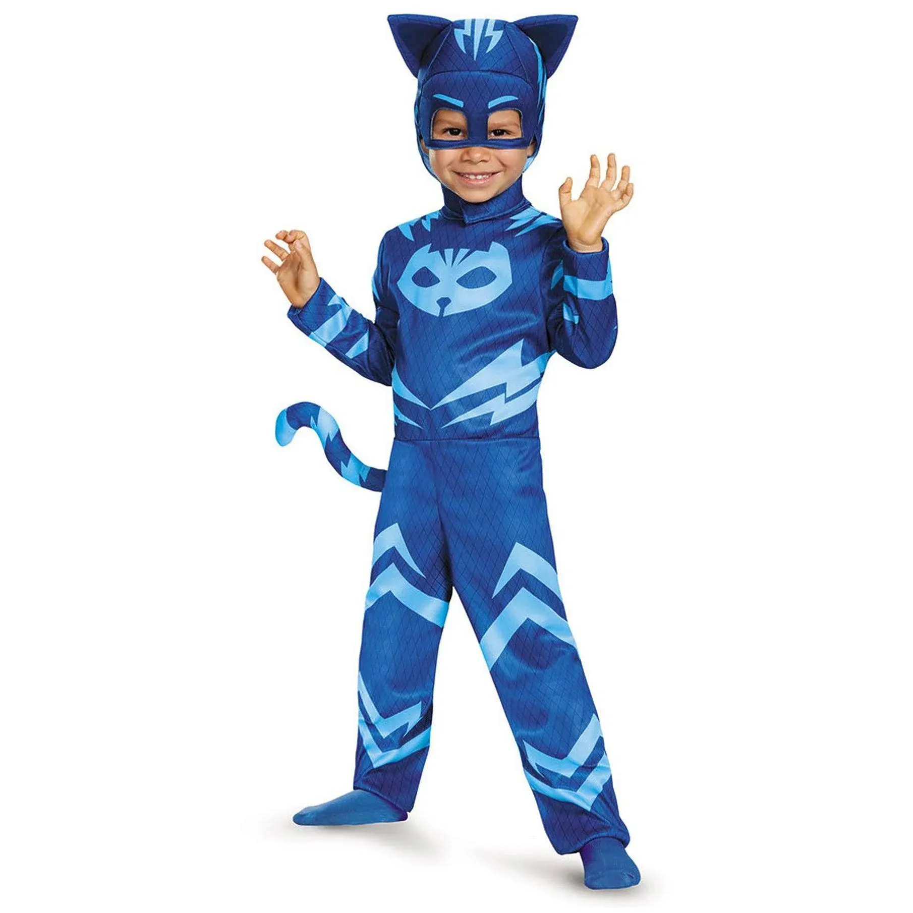 Childs Boy&#039;s Classic Catboy PJ Masks Superhero Costume Toddler 2T