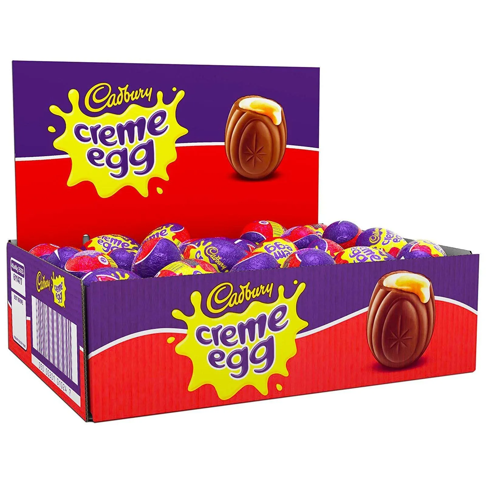 Cadbury Easter Creme Egg 1.2-Ounce Eggs Pack of 48