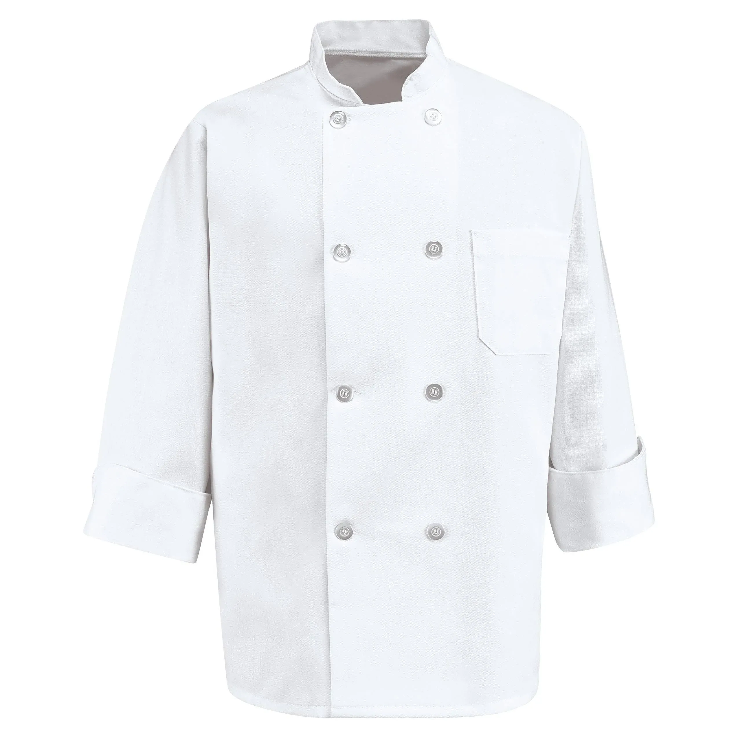 Chef Designs Eight Pearl Button Chef Coat