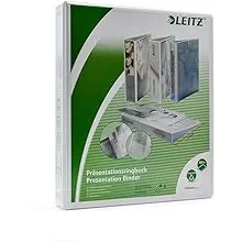 Leitz 4-Ring 1.75-Inch Premium A4 Sized European View Binder, White (4285)