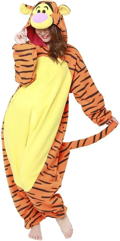 SAZAC Tigger Kigurumi - Onesie Jumpsuit Halloween Costume