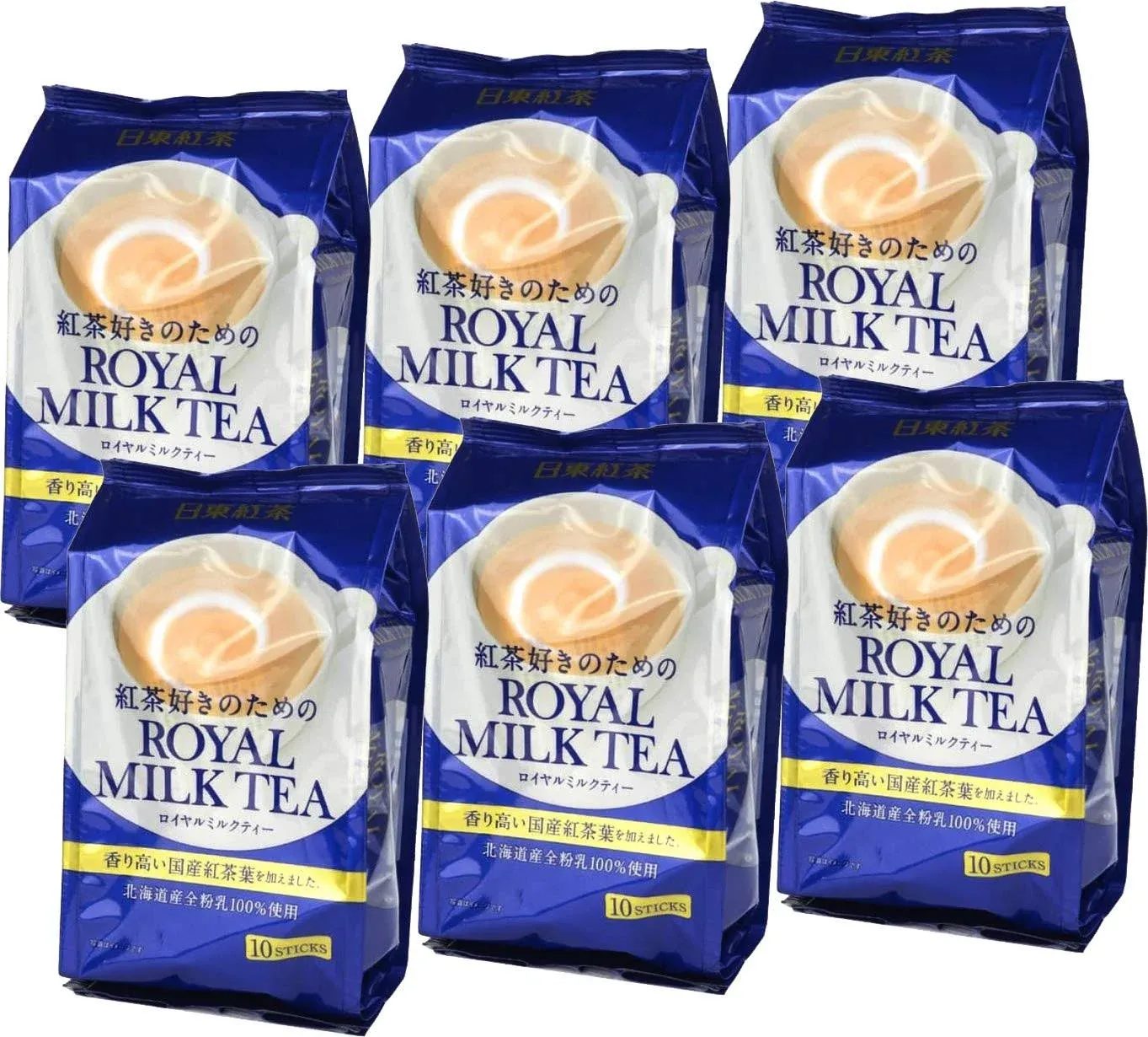 Nitto Black Tea Royal Milk Tea Sticks 10 pieces x 6 pieces 330