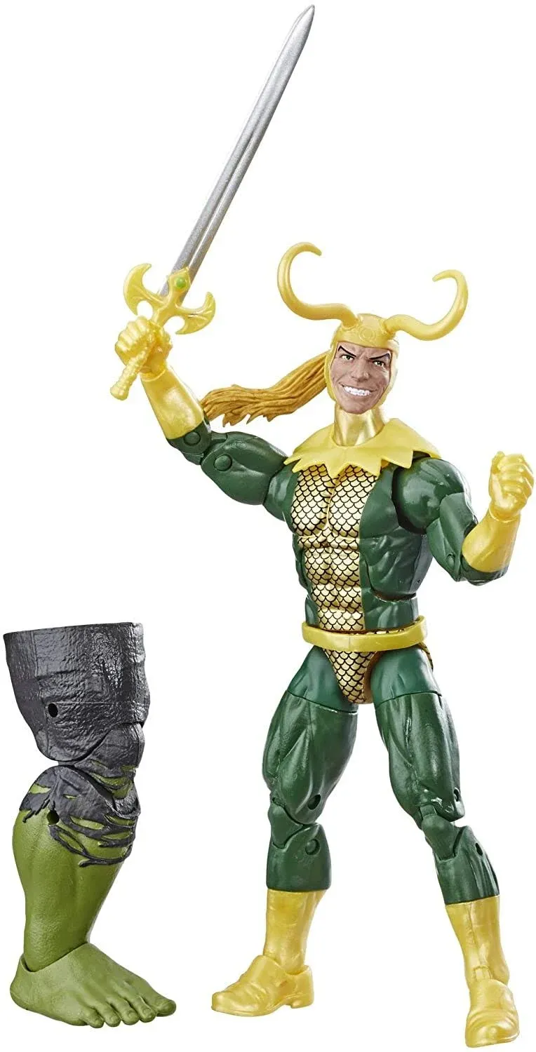 LOKI ( 6&#034; ) VHTF ( 2018 ) MARVEL LEGENDS ( THE HULK SERIES ) ACTION FIGURE #6