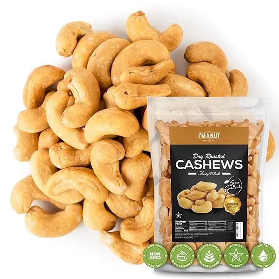 I'm A Nut Oven Dry Roasted Fancy Cashews with Sea Salt