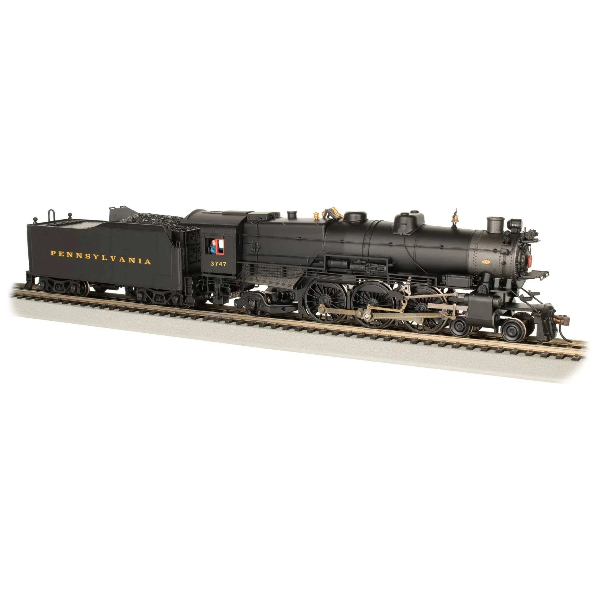 Bachmann HO K4 PRR #5492 Pre- War with Slat Pilot