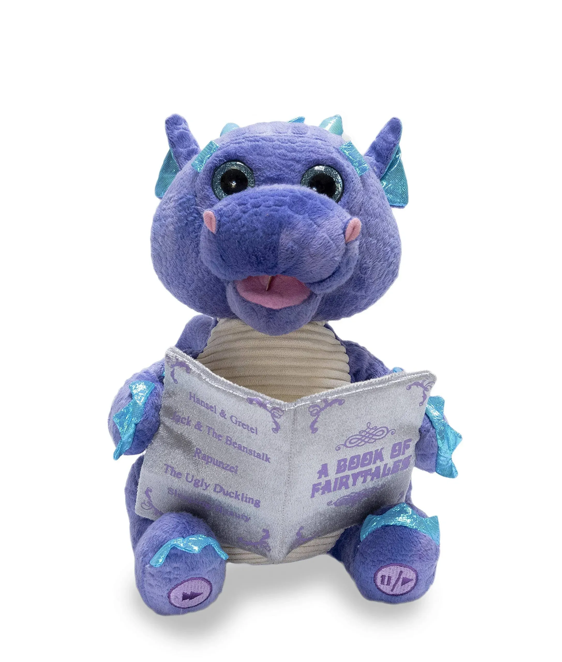 NEW Cuddle Barn Duncan the Storytelling Dragon Talking Plush Reads 5 Fairy Tales