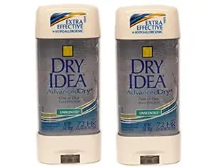 Dry Idea Powder Fresh, Clear Gel, Anti-Perspirant and Deodorant, 3.0 fl oz (Pack of 2)