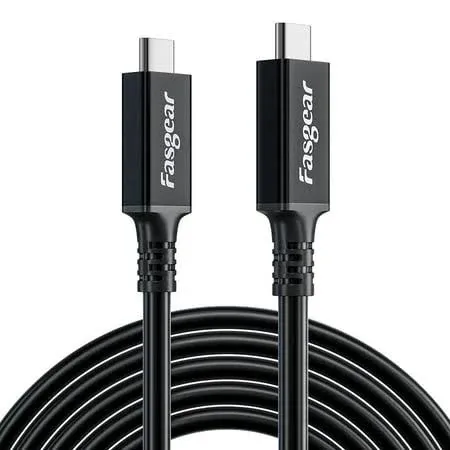 Fasgear USB C to USB C 3.2 Gen 2x2 Cable (16.5ft) - 20 Gbps Data Transfer ...