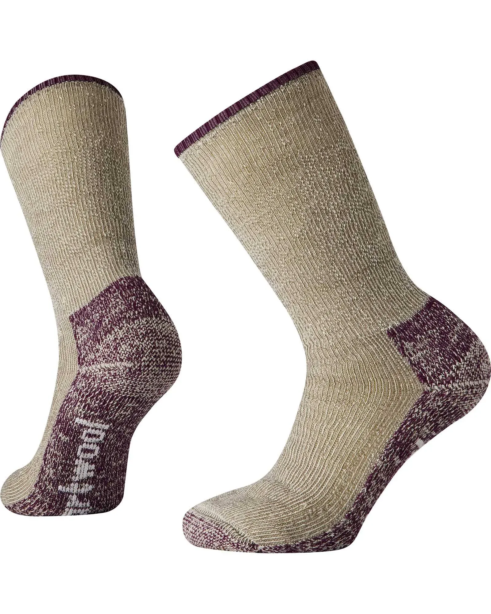 Smartwool Womens Mountaineer Classic Edition Maximum Cushion Crew Socks (Light Grey)