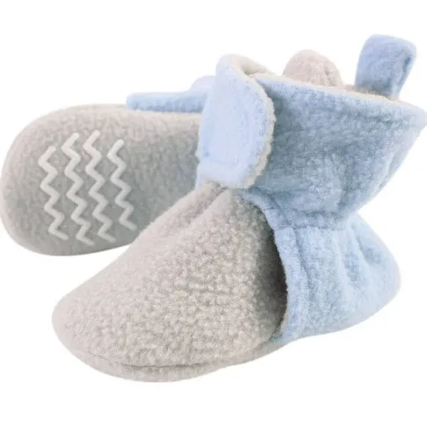 Hudson Baby Unisex-Child Cozy Fleece Booties Winter Accessory Set