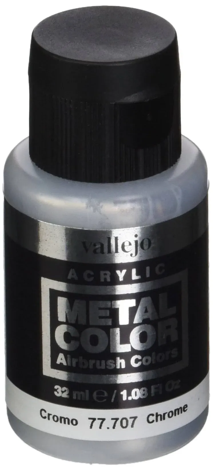 Acrylicos Vallejo Chrome Metal Color 32ml Paint