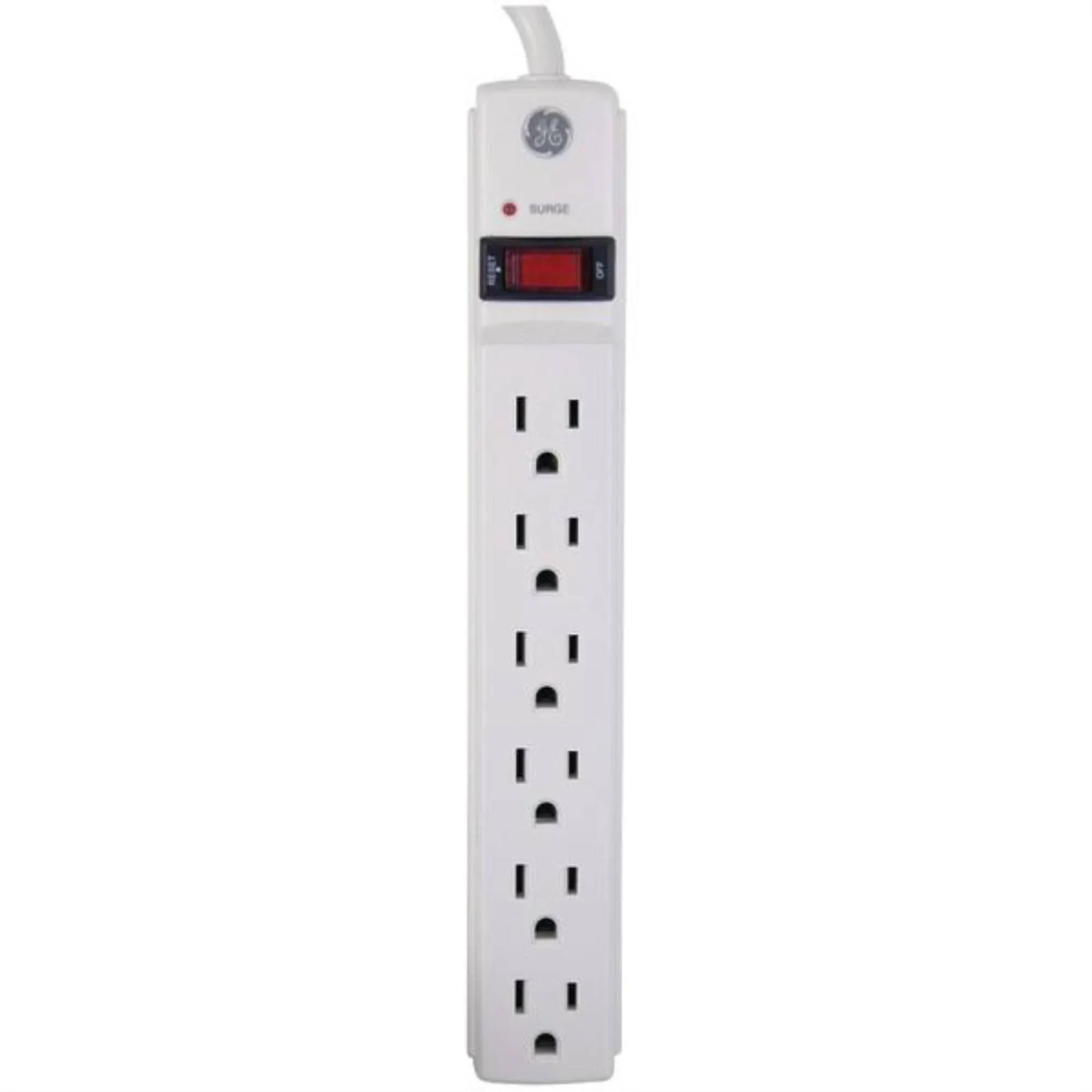 GE Surge Protector, General Purpose, 6 Outlets 14709