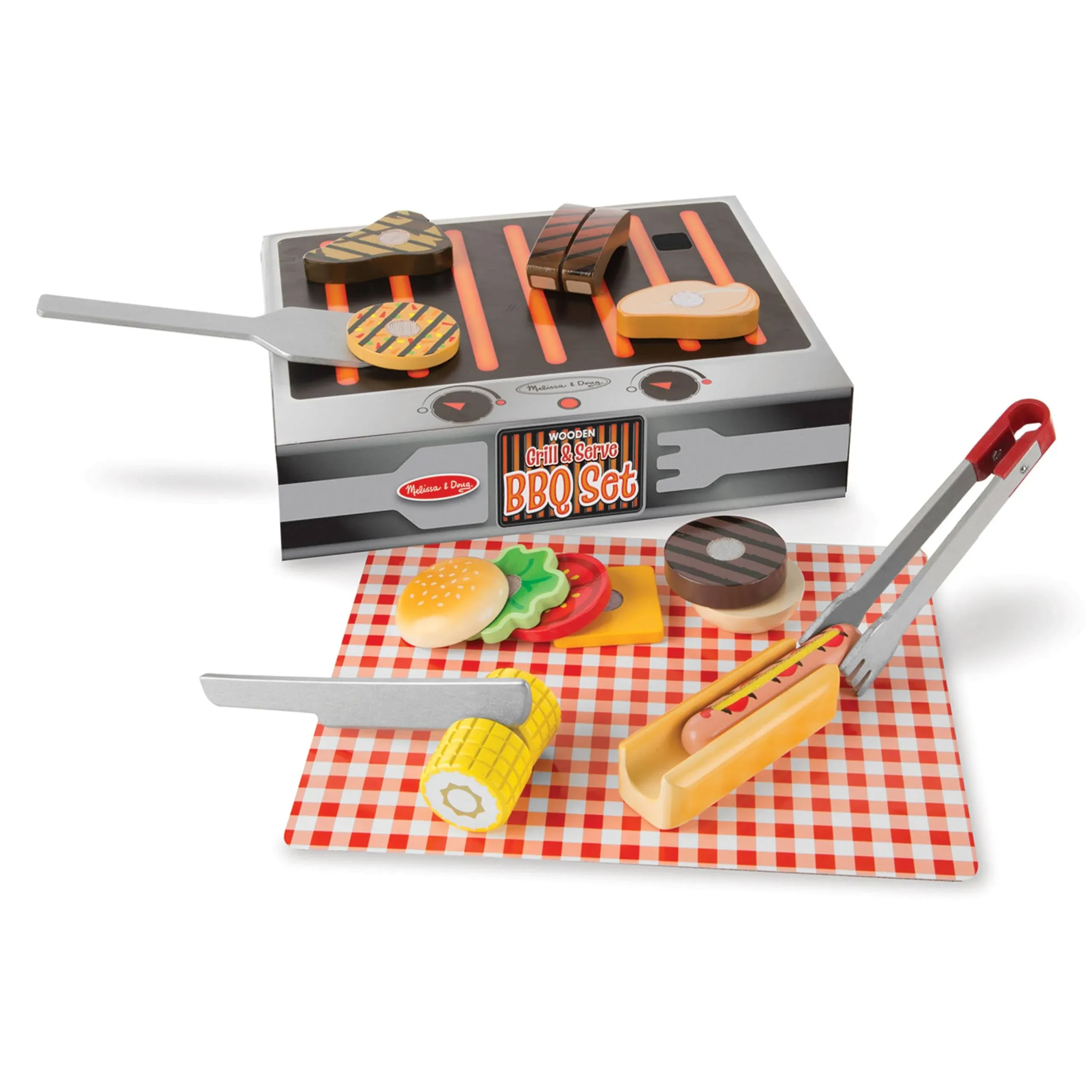 Melissa & Doug - Grill & Serve BBQ Set