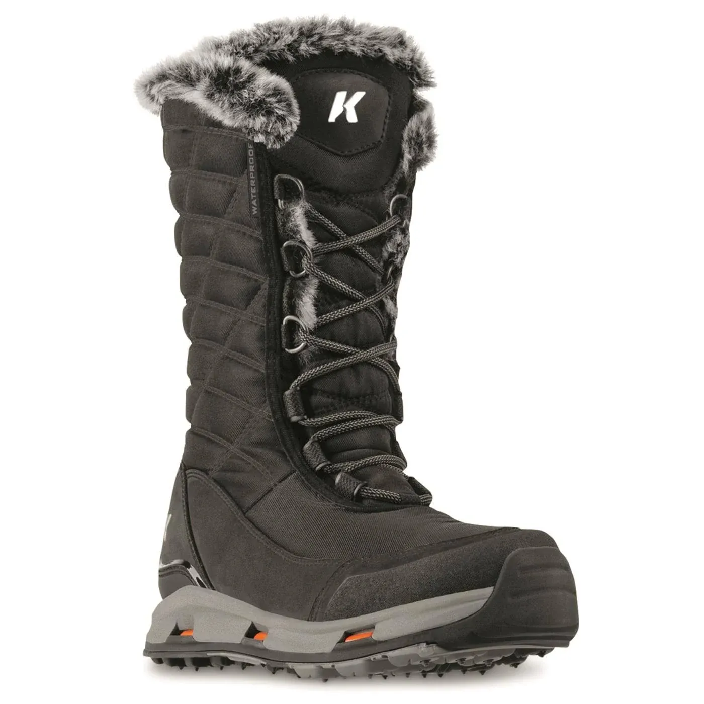 KORKERS Womens South Lake With TrailTrac Sole Black Boot (OB5401BK)